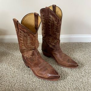 Tony Lama Snip Toe Cowboy Boots 12